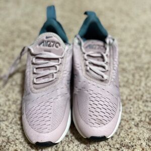 Nike Air Max 270 Women’s Size 6.5 Pink Teal Athletic Sneakers